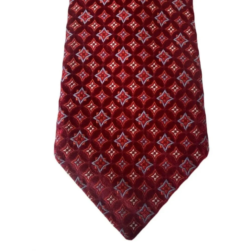 Robert Talbott Best Of Class Nordstrom Silk Red Tie Hand Sew Made In USA‎ 60